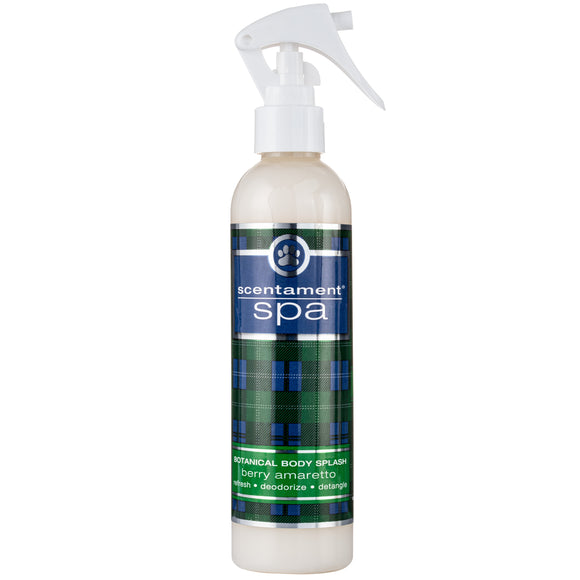 Best Shot Scentament Spa Berry Amaretto Spray 236ml – Antistatic Fragrance Conditioner, Cherry Almond Scent, Eases Combing
