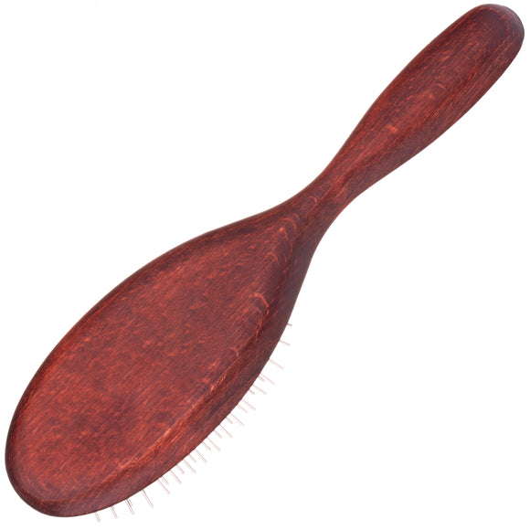 Maxi Pin Large Oval Grooming Brush – Short 20mm Pins, Ideal for Long and Medium Hair