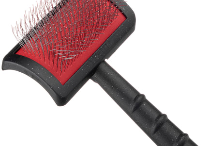 Yento Mega Pin Brush Medium – Soft Long Needle Grooming Brush, Gentle Detangling