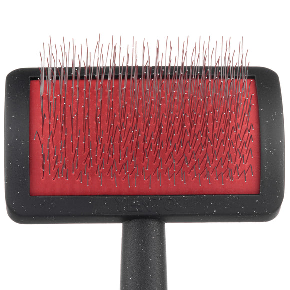 Yento Mega Pin Brush Medium – Soft Long Needle Grooming Brush, Gentle Detangling