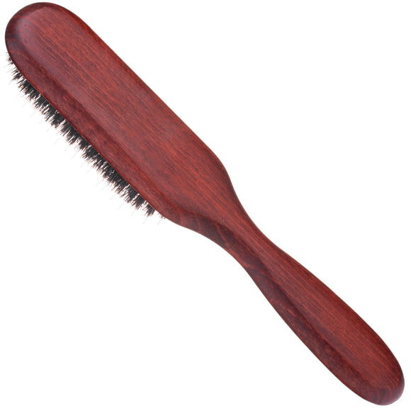Maxi Pin Narrow Elongated Grooming Brush – Natural Bristles and Nylon Blend