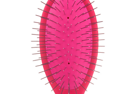 Show Tech Ultra-Pro Pin Brush – Soft Metal Pins, Large Size, Hot Pink Design
