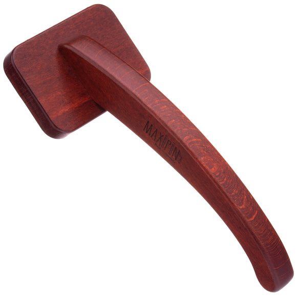 Maxi-Pin Slicker Brush Small – Solid Beech Wood Poodle Brush with Comfortable Handle