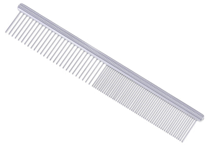 Tritra Mini Steel Grooming Comb 13cm – Compact Metal Tool with 50:50 Pin Spacing