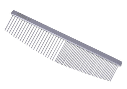Tritra Mini Crescent Grooming Comb 11.5cm – Professional Half-Moon Shape, Balanced 50:50 Teeth Spacing