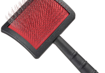 Yento Mega Pin Brush Large – Soft Long Needle Grooming Brush, Gentle Detangling Design