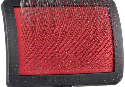 Yento Mega Pin Brush Large – Soft Long Needle Grooming Brush, Gentle Detangling Design