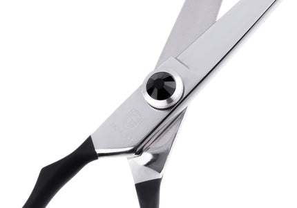 Jargem Lefty Straight Scissors 6" – Left-Handed Grooming Shears with Ergonomic Handle, Precision Cutting