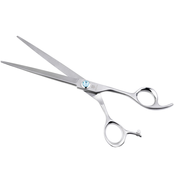 Jargem Straight Mat Scissors 7 Inch – Professional Long Thin Blades, Precision Grooming Tool