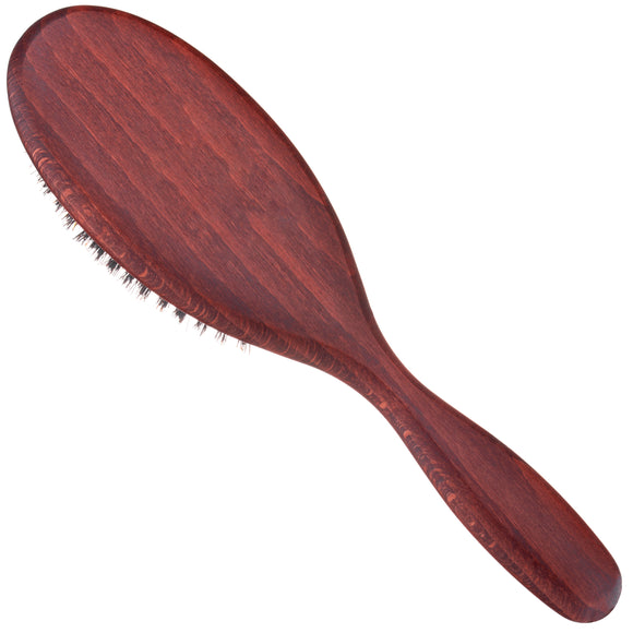 Maxi Pin Large Oval Grooming Brush – Natural Boar Bristles, Gentle Detangling