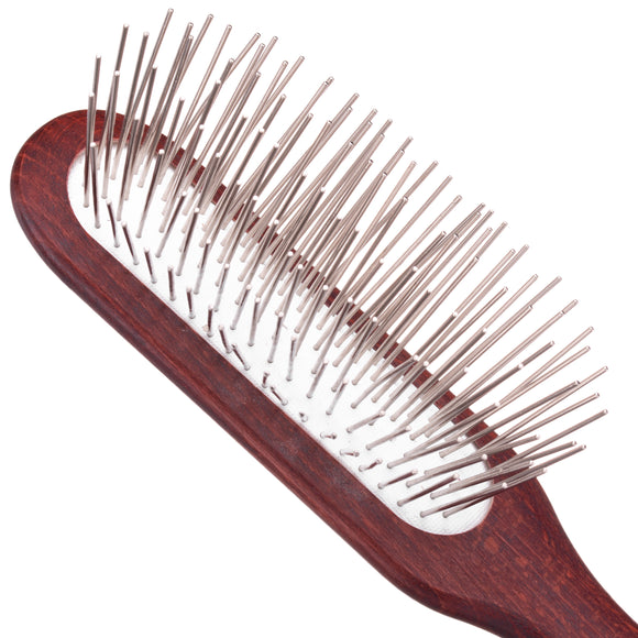 Maxi Pin Narrow Grooming Brush – Elongated Design with 35mm Long Pins for Long Coats