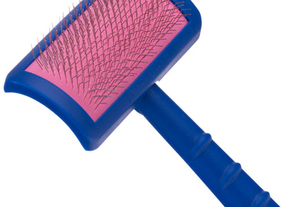 Show Tech Tuffer Medium Hard Poodle Brush – Durable Bristles, Ergonomic Grip