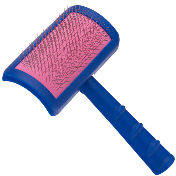 Show Tech Tuffer Medium Hard Poodle Brush – Durable Bristles, Ergonomic Grip