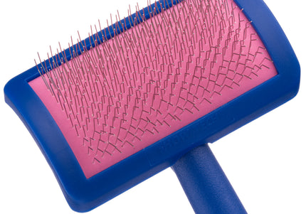 Show Tech Tuffer Medium Hard Poodle Brush – Durable Bristles, Ergonomic Grip