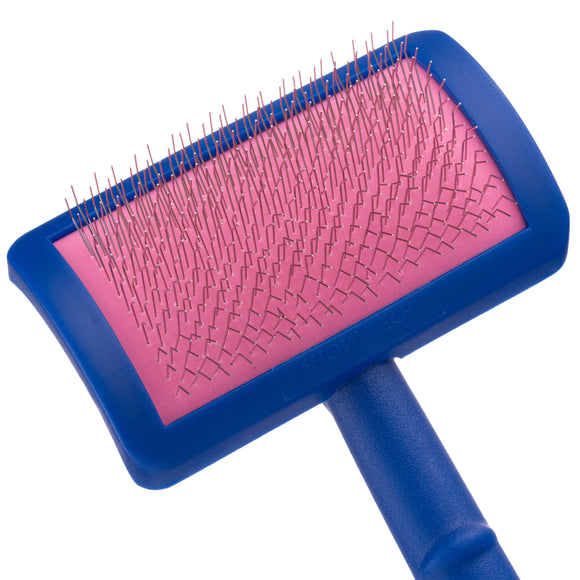 Show Tech Tuffer Medium Hard Poodle Brush – Durable Bristles, Ergonomic Grip