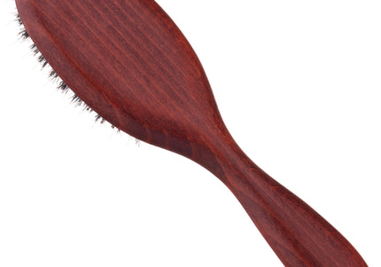 Maxi Pin Small Oval Brush – Natural Bristles and Nylon, Gentle Detangling Tool