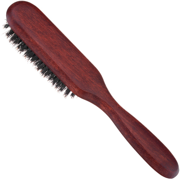 Maxi Pin Narrow Grooming Brush – Elongated Design with Natural Boar Bristles