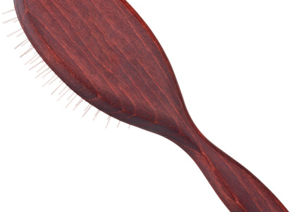 Maxi Pin Large Oval Grooming Brush – 27mm Metal Pins, Ideal for Long Coats