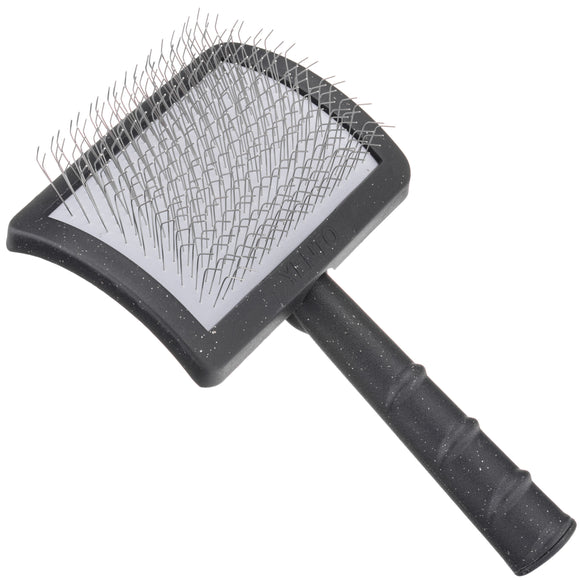 Yento Mega Pin Brush Large – Soft Long Needle Grooming Brush, Sparse Pins for Gentle Detangling