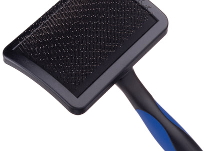 Show Tech Duo Pin Grooming Brush – Large Dual Needle Lengths, Ergonomic Handle