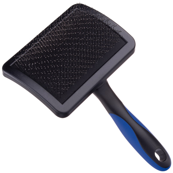 Show Tech Duo Pin Grooming Brush – Large Dual Needle Lengths, Ergonomic Handle