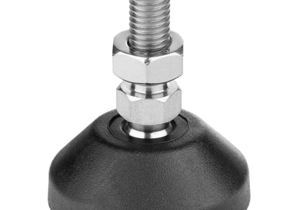 Blovi Adjustable Rubber Table Feet – Stable Rubber Base, Height Customization for Stationary Tables