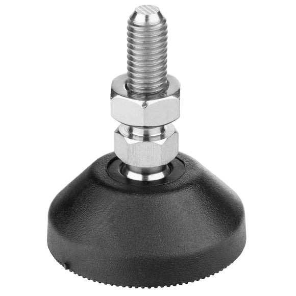 Blovi Adjustable Rubber Table Feet – Stable Rubber Base, Height Customization for Stationary Tables