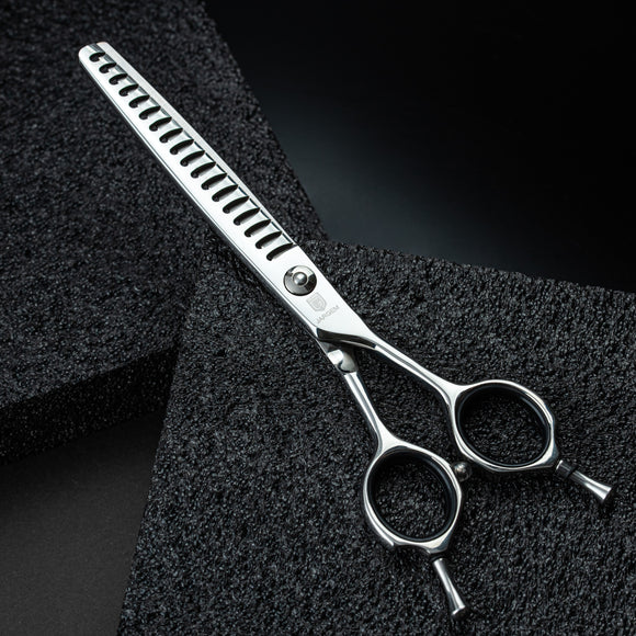 Jargem Grooming Chunker 6.5" – Handy Single-Sided Thinning Shears with 18 Teeth