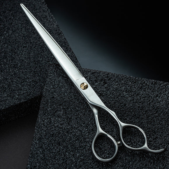 Jargem Satin Straight Grooming Scissors – 7.5 Inch, Smooth Finish, Precision Cutting