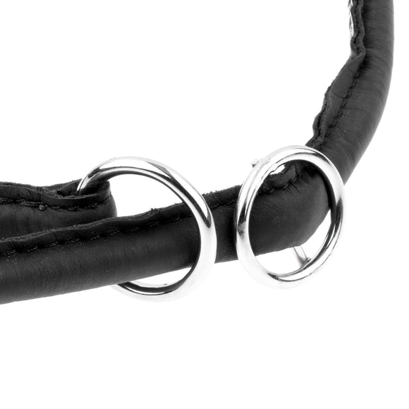 Blovi Contact Collar with Safety Stopper – XL Stainless Steel Choke Design, Anti-Strangulation Feature