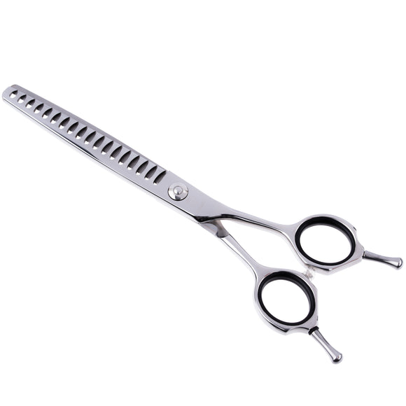 Jargem Grooming Chunker 6.5" – Handy Single-Sided Thinning Shears with 18 Teeth