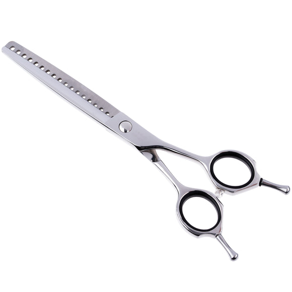 Jargem Grooming Chunker 6.5" – Handy Single-Sided Thinning Shears with 18 Teeth