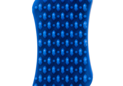 Pet+Me Soft Silicone Brush Blue – Gentle Grooming Tool for Short-Haired Pets, Hypoallergenic Design