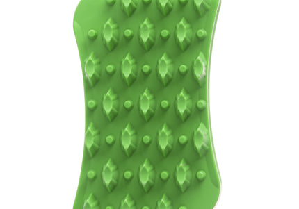 Pet+Me Soft Silicone Brush Green – Gentle Grooming Tool for Long, Thick Fur and Undercoat