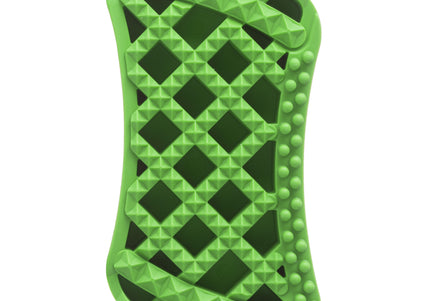 Pet+Me Soft Silicone Brush Green – Gentle Grooming Tool for Long, Thick Fur and Undercoat