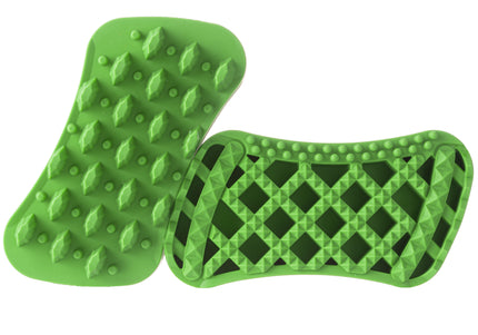 Pet+Me Soft Silicone Brush Green – Gentle Grooming Tool for Long, Thick Fur and Undercoat