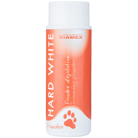 Diamex Hard White Trimming Powder – Fine Texture, Enhances Grip on Stiff Coats, 90g