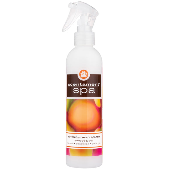 Best Shot Scentament Spa Sweet Pea Spray 236ml – Antistatic Conditioning Mist with Sweet Pea Fragrance, Eases Combing