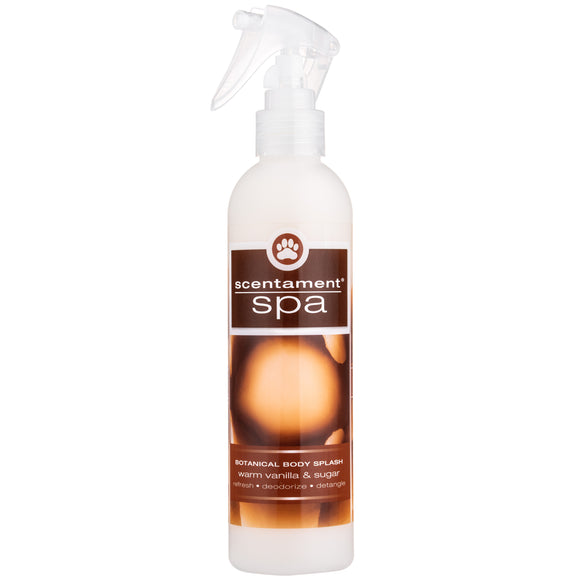 Best Shot Scentament Spa Warm Vanilla & Sugar Spray 236ml – Antistatic Conditioning Mist with Soothing Vanilla Aroma