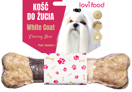 Lovi Food Chewing Bone Set – Functional 17cm Long Bones, 6 Pack, 115g Each