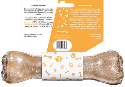 Lovi Food Digest Chewing Bone – Small Size, Edible Bone with Digestive Support Formula