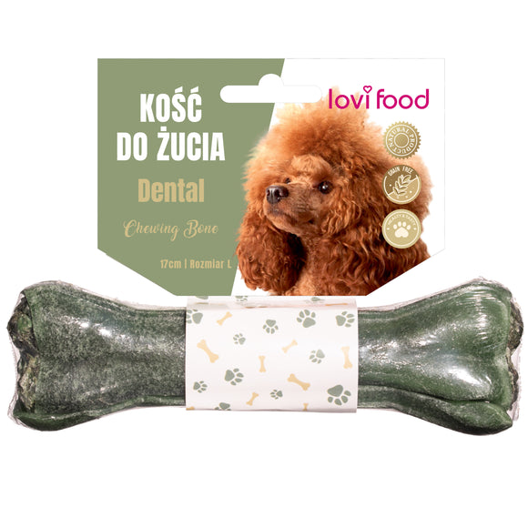 Lovi Food Chewing Bone Set – Functional 17cm Long Bones, 6 Pack, 115g Each
