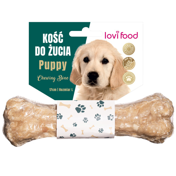 Lovi Food Puppy Chewing Bone with Tripe – Large Size, Durable and Tasty Treat