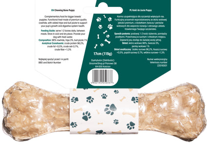 Lovi Food Puppy Chewing Bone with Tripe – Large Size, Durable and Tasty Treat