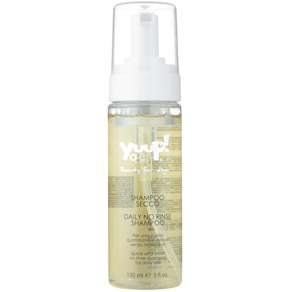 Yuup! Home Daily No Rinse Shampoo 150ml – Gentle Foam Cleanser, Quick Waterless Formula
