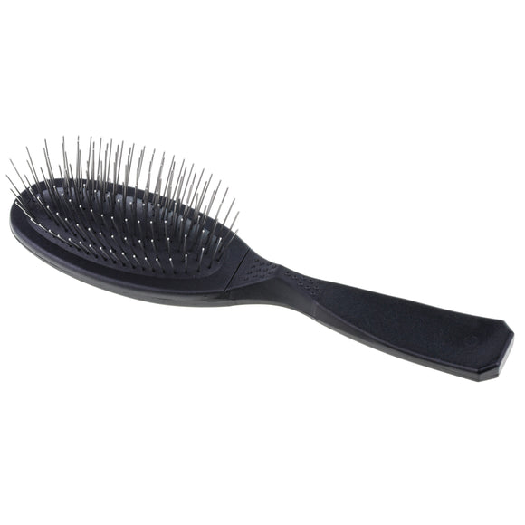Madan Small Pin Brush – Ergonomic Handle, 22mm Medium-Soft Metal Pins, Sky Blue