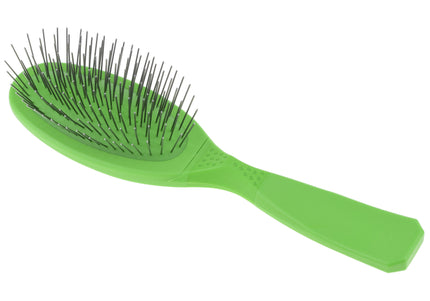 Madan Small Pin Brush – Ergonomic Handle, 22mm Medium-Soft Metal Pins, Sky Blue