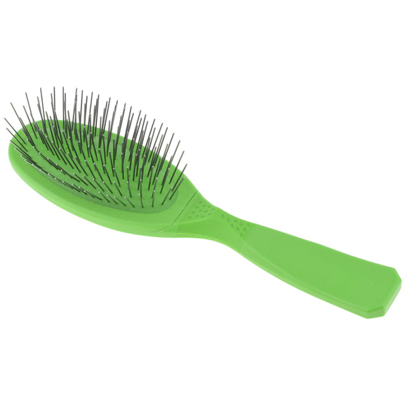 Madan Small Pin Brush – Ergonomic Handle, 22mm Medium-Soft Metal Pins, Sky Blue