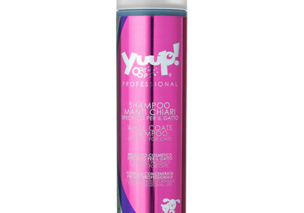 Yuup! Professional Cat White Coat Shampoo – Concentrated Brightening Formula, 250ml