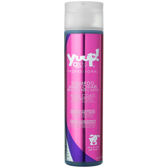 Yuup! Professional Cat White Coat Shampoo – Concentrated Brightening Formula, 250ml